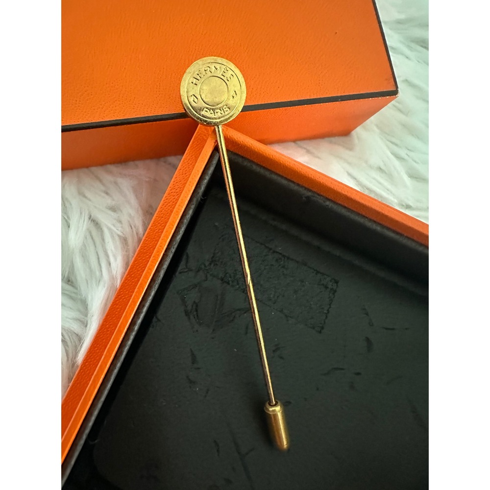 Hermes Clou de Selle‎ stick pin brooch